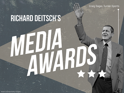 Media Awards 800x600 awards bebas craig sager geometric media sports sports illustrated texture typography weathered