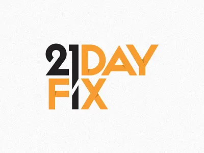 21 Day Fix fast lockup shadows type typography