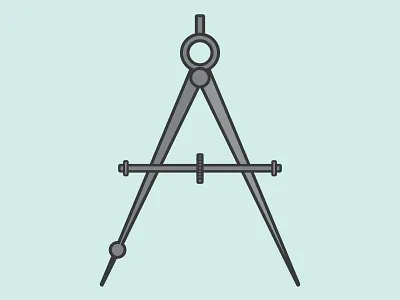 Compass branding compass drawing icon illustration logo pin vector