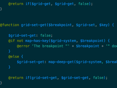 A Teaser. code css grid gulp sass