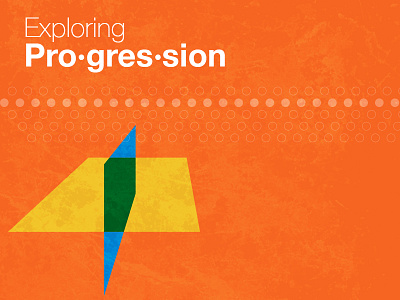 Exploring Pro•gres•sion design graphic