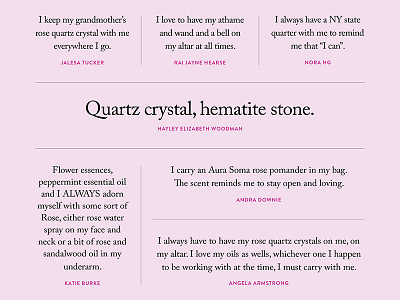 Radical Self Love Coven Almanac design editorial