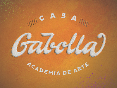 Casa Gabolla branding letteting logo