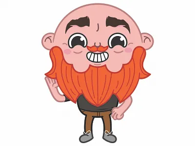 Gunnar cartoon cute design illustration