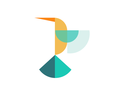 Humming Bird bird flat design