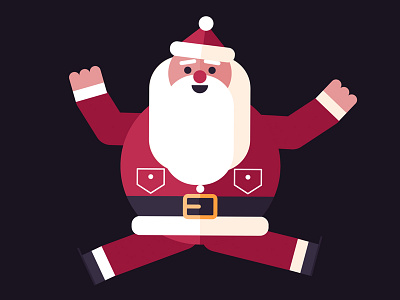 Santa character christmas cute illustration santa xmas