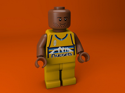 Mudiay Legoman - Work in Progress adobe after effects cinema 4d denver nuggets lego