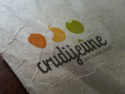 Crudijeune branding illustrator logotype