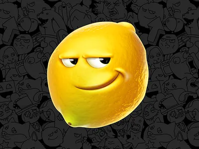Lemon icon face icon lemon ok photoshop smile volume yellow