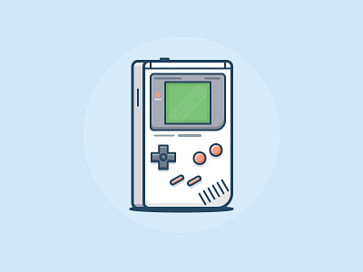 Gameboy! controller daily challenge game icon nintendo vector video