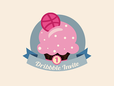 One Dribbble invite! christmas dribbble gift invitation invite