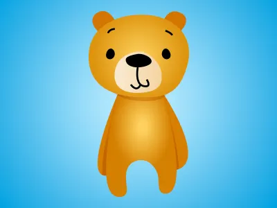 Mr Teddy Bear bear clean cute design logo teddy teddy bear