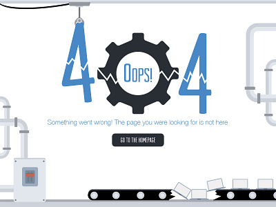 404 - Uh Oh :( ! 404 blue design error flat illustration missing not page site web