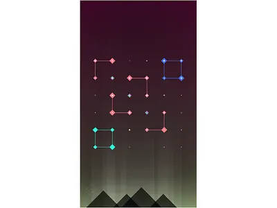 Stars Wheel Puzzle Game ambient aurora calm cosmic galaxy ios light line minimalist puzzle shape stars