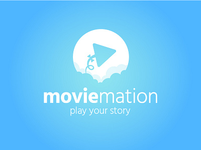 Moviemation new logo animation kite. play logo. movie story