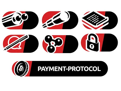 Bitcore services logo/icons bitcoin branding coin icons lock logo paper tube