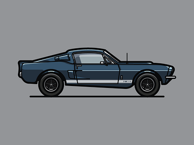 Gt500 blue car gt500 shelby vintage