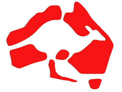 Logo 4558 australia kangaroo tasmania