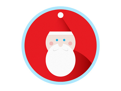 SANTAAAAAAA badge christmas design graphic design illustration illustration design santa