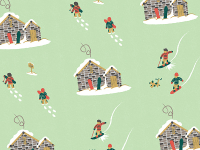 Burton Holiday Wrapping Papper Pattern burton holiday paper pattern snowboards stonehut wrapping