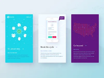 Background patterns colors design marketing mobile ui