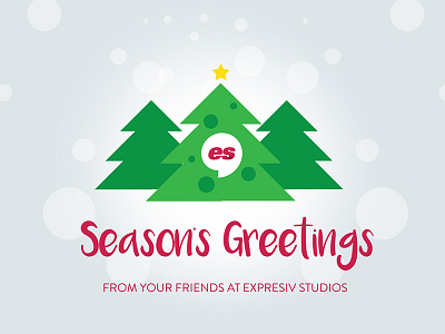 Season's Greetings from your friends at Expresiv Studios christmas greetings holidays newyear seasons xmas