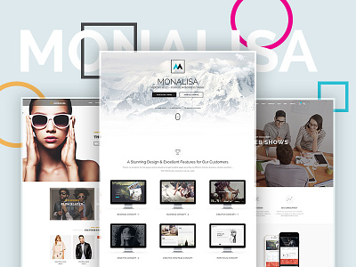 Showcase Monalisa Theme ( W.I.P ) creative ideas landing monalisa premium responsive showcase theme wordpress