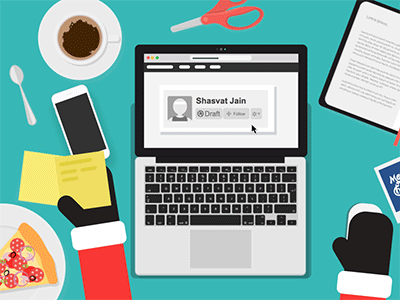 Dribbble Santa debut first shot merry christmas santa workspace