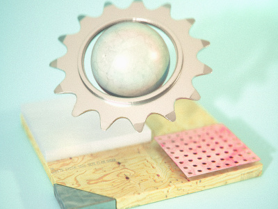 12/25/15 Daily Doodle - Cog 3d bike cog lighting octane render softbox