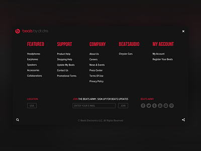 Beats By Dre Design 03/05 beats by dre headphones menu shop