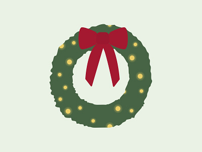 Wreath character christmas holidays illustration illustrator sketch