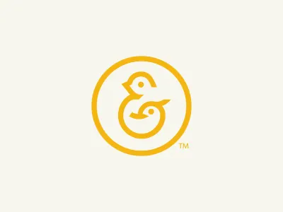 Ampersand/Dove&Duck branding dove duck logo logotype mark monogram organic