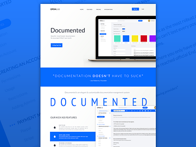 Documentation - Home Preview *Sneak Peak* design doc documentation documents illustration saas ui ui design ux ux design web design
