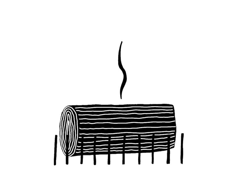 yule log 30 days of animation animation christmas fire fireplace gif log photoshop smoke wood yule log