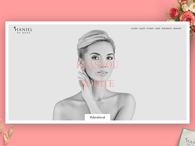 Haniel – Designed for Beauty beauty clean czech flowers grey haniel pink salon web woman