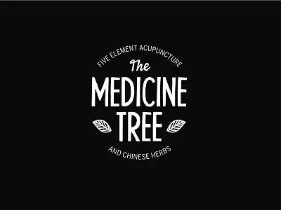 The Medicine Tree Acupuncture Logo acupuncture logo nature tree