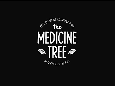 The Medicine Tree Acupuncture Logo acupuncture logo nature tree