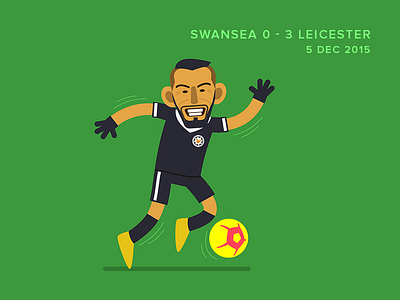 Taking Centre Stage football illustration premierleague