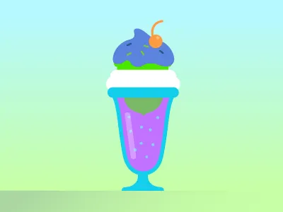 Ice cream float cherry food ice cream float icecream yummy