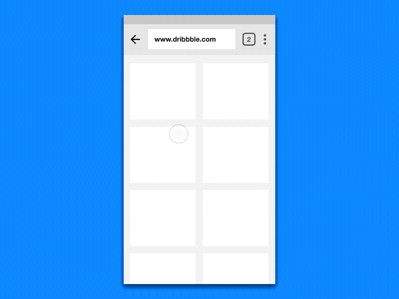 Chrome iOS Animation animation app chrome flat google ios mobile principle prototype responsive ui ux