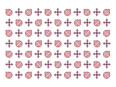 Christmas Patterns! christmas ornaments patterns red snowflakes yay