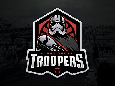 First Order Troopers captain phasma dark side empire first order force awakens matthew doyle sports star wars storm troopers