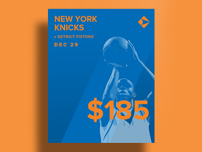 Player Matchup Cards basketball knicks nba nyc pistons tickets