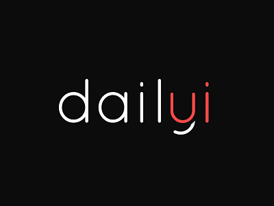 Daily UI Logo dailyui design graphic design logo ui user interface wordmark