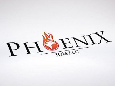 Phoenix Logo bird branding fire identity logo orange phoenix red