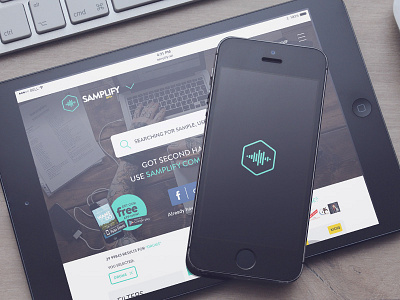 Samplify.net app ios ipad responsive ui ux