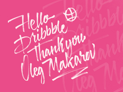 Hello dribble dastanmiraj handlettering lettering thanks