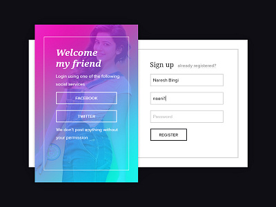 Registration Form registration form sign up form signup