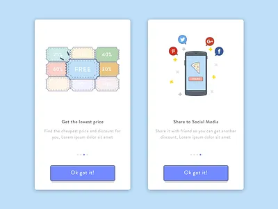 OnBoarding Sembako 2 android app illustrator material mobile onboarding sembako vacation