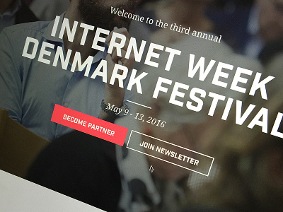 Work in progress conference festival ui web website